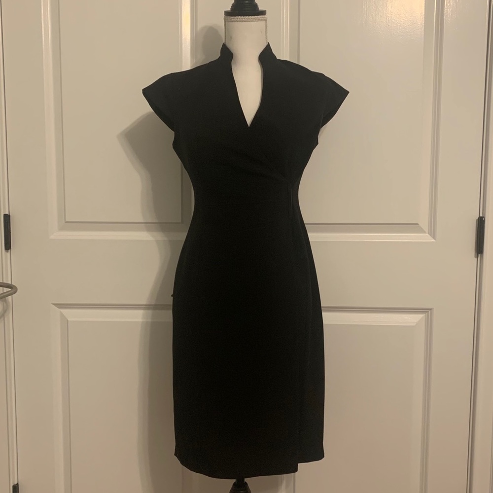 Calvin Klein Size 2 Black Dress